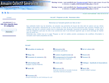 Tablet Screenshot of annuaire.geographie-sociale.org